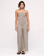 Cotton Silk Pants - Natural Spot by Zulu and Zephyr