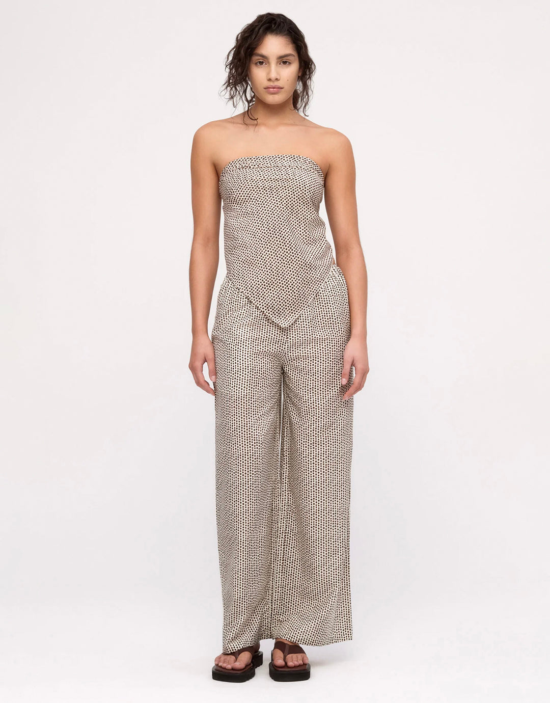 Cotton Silk Pants - Natural Spot by Zulu and Zephyr