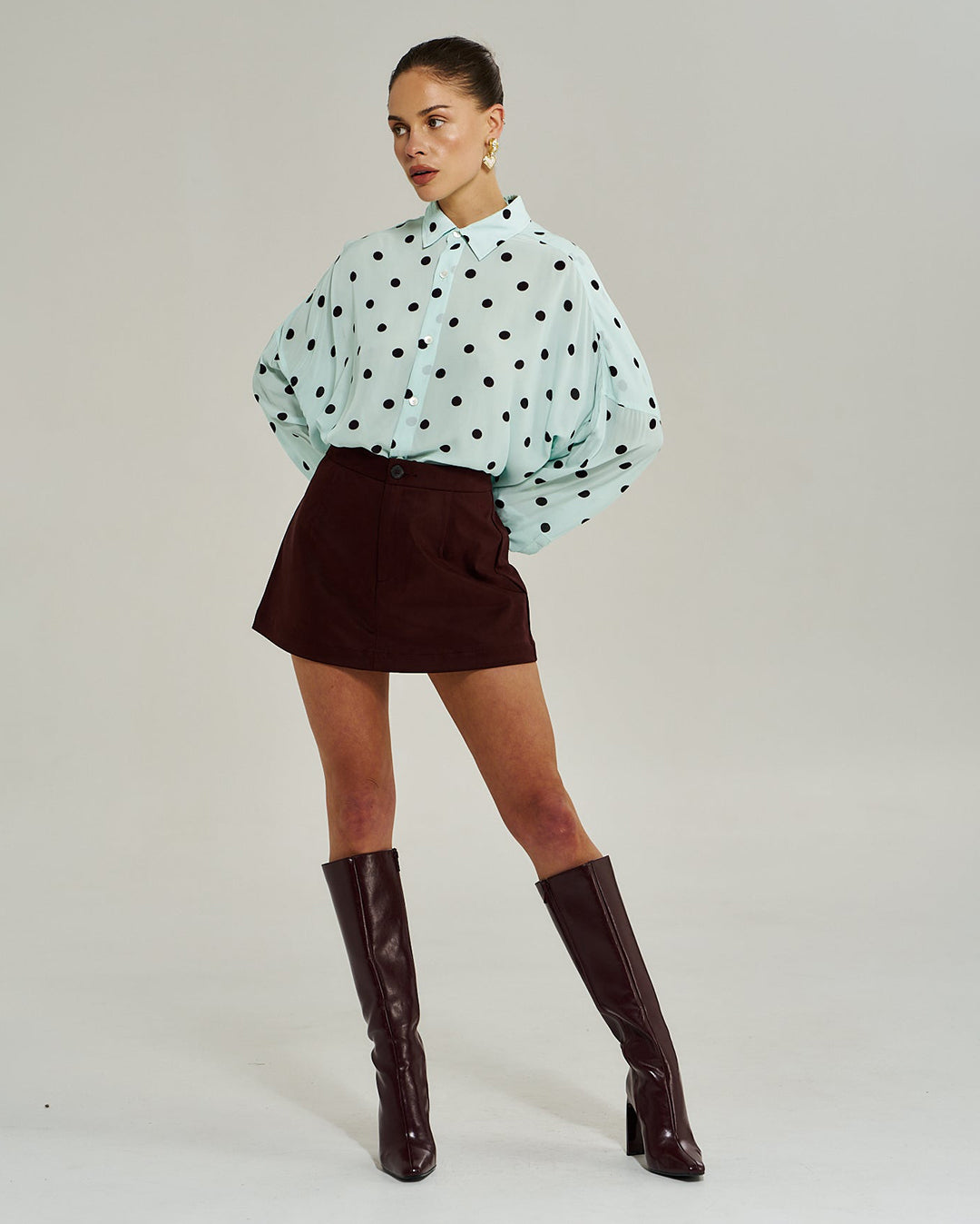 A Line Skirt - Syrah - Summi Summi