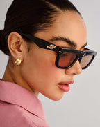 Numero Nueve Sunglasses - Obsidian Black by Le Specs Luxe - view 3