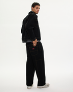 A1 Jacket Blake Recycled Denim Jacket - Washed Black - Abrand