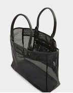 Onda Mesh Tote Bag - Black by Nude Lucy - view 3