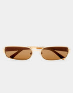The Ryan Sunglasses - Gold by Luv Lou - view 5