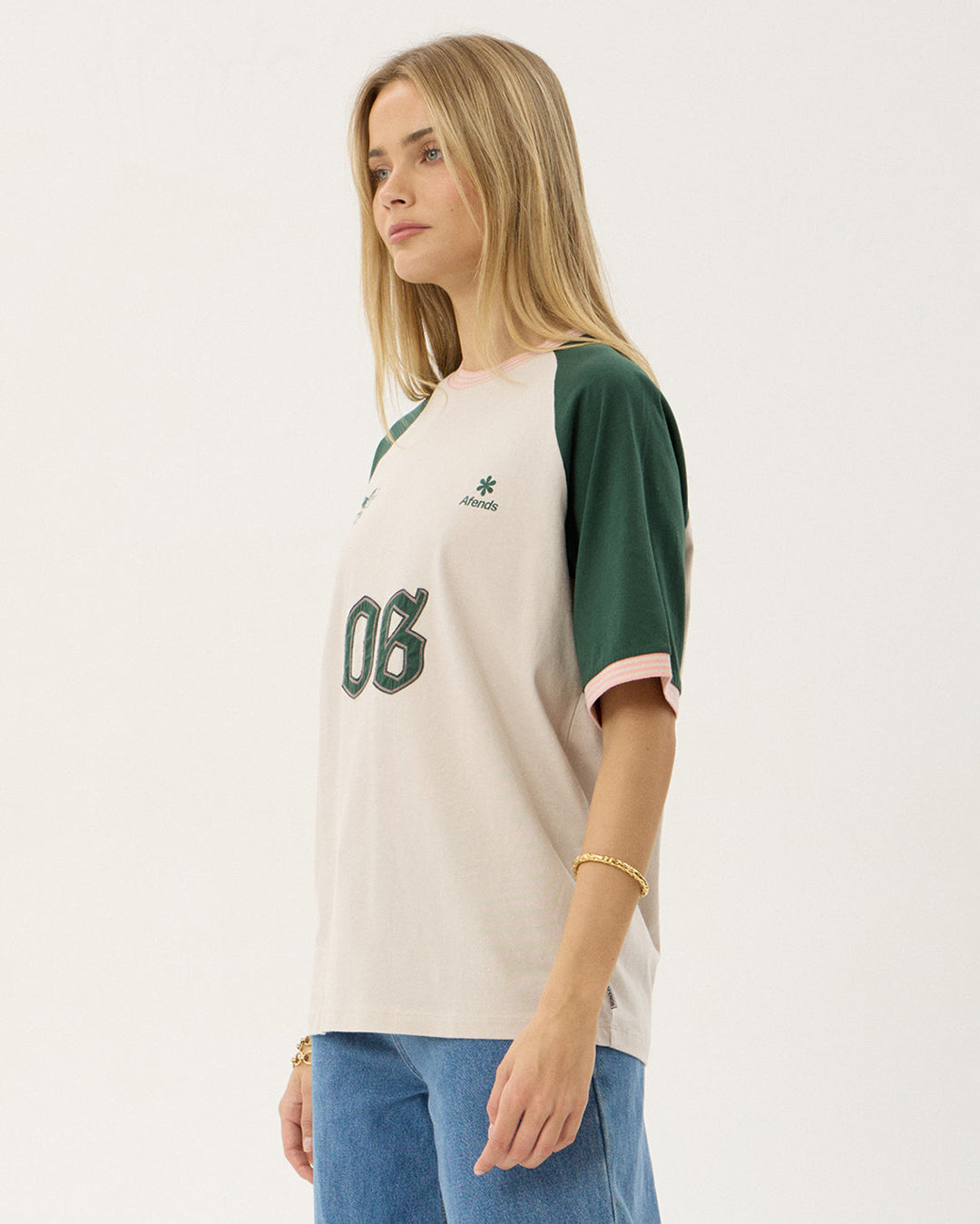 Give Em Hell - Recycled Oversized Tee - Moonbeam 4