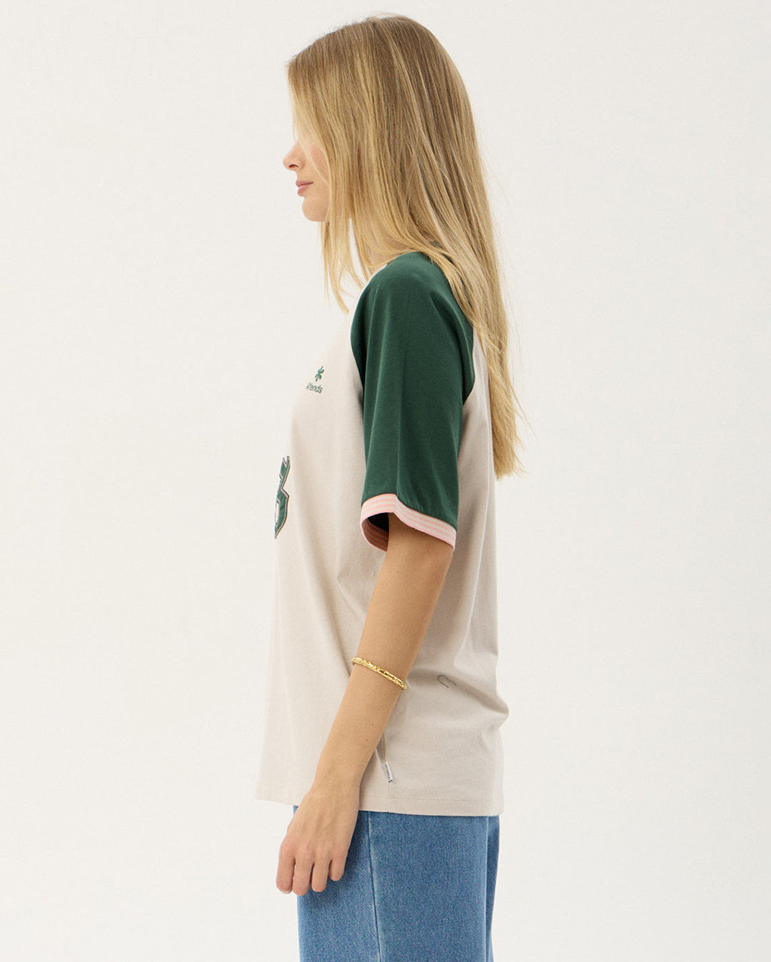 Give Em Hell - Recycled Oversized Tee - Moonbeam 5