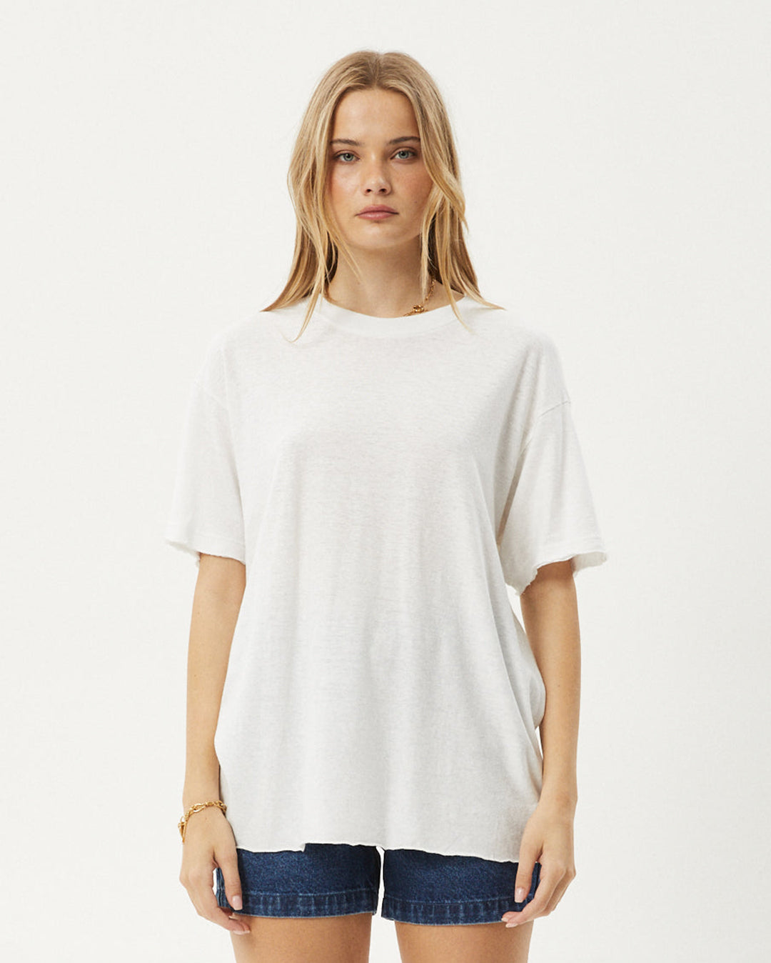 Slay - Hemp Oversized Tee - White 2