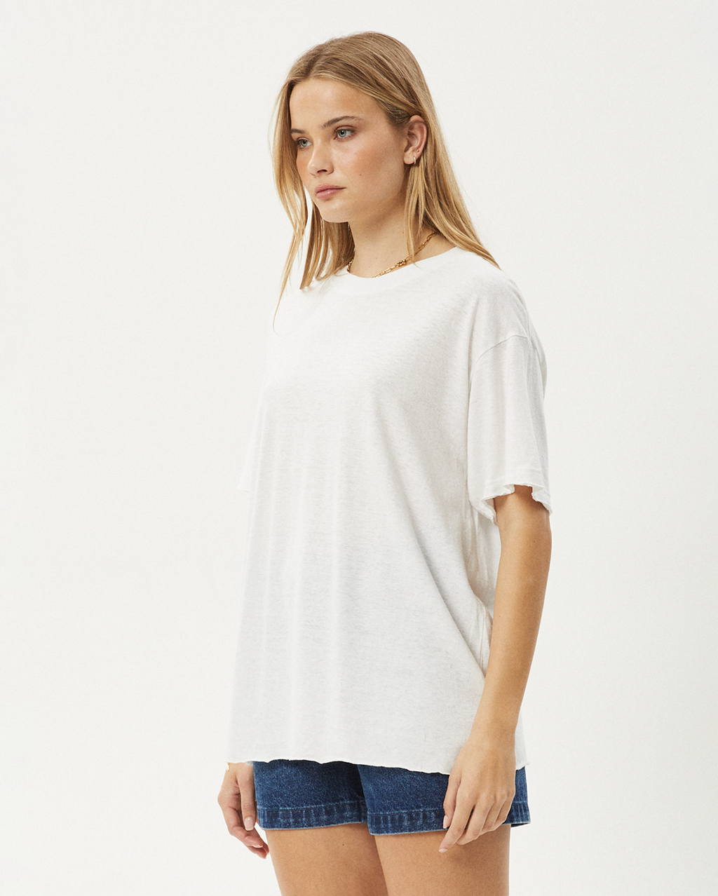 Slay - Hemp Oversized Tee - White 3