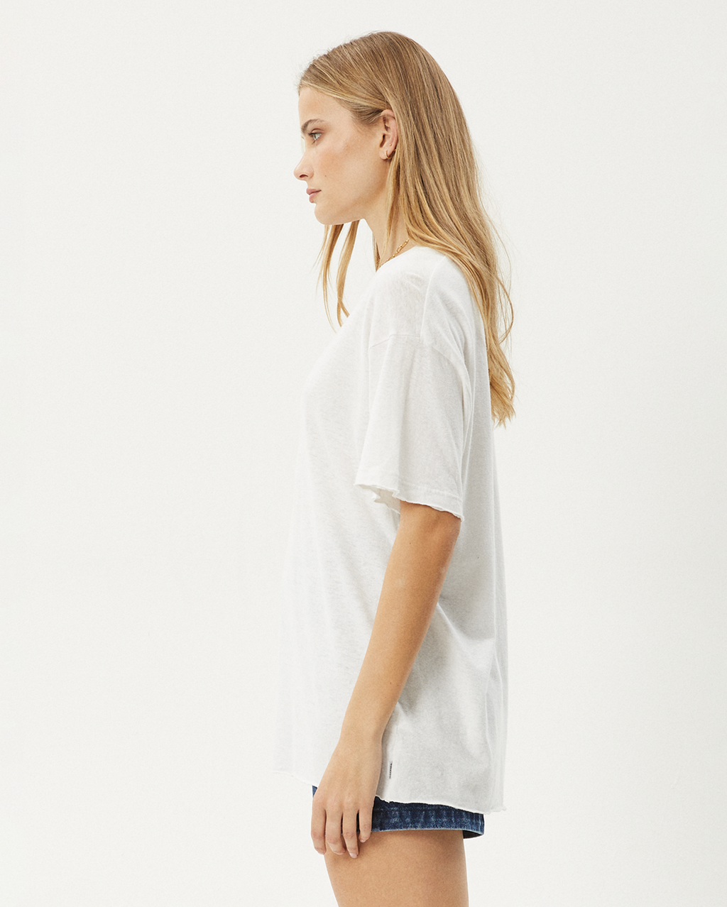 Slay - Hemp Oversized Tee - White 4