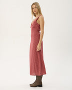 Tully Indy - Hemp Maxi Dress - Rose Check 4