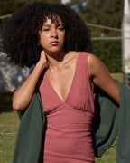 Tully Indy - Hemp Maxi Dress - Rose Check 8