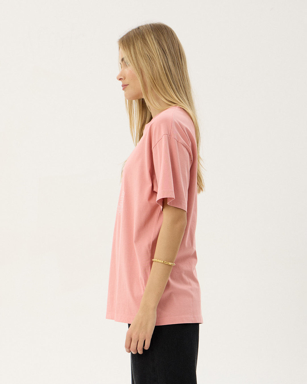 Unbound - Recycled Oversized Tee - Dusty Pink 4