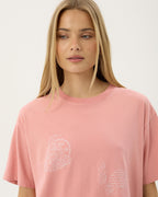 Unbound - Recycled Oversized Tee - Dusty Pink 6