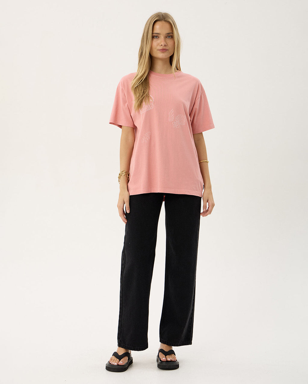 Unbound - Recycled Oversized Tee - Dusty Pink 8