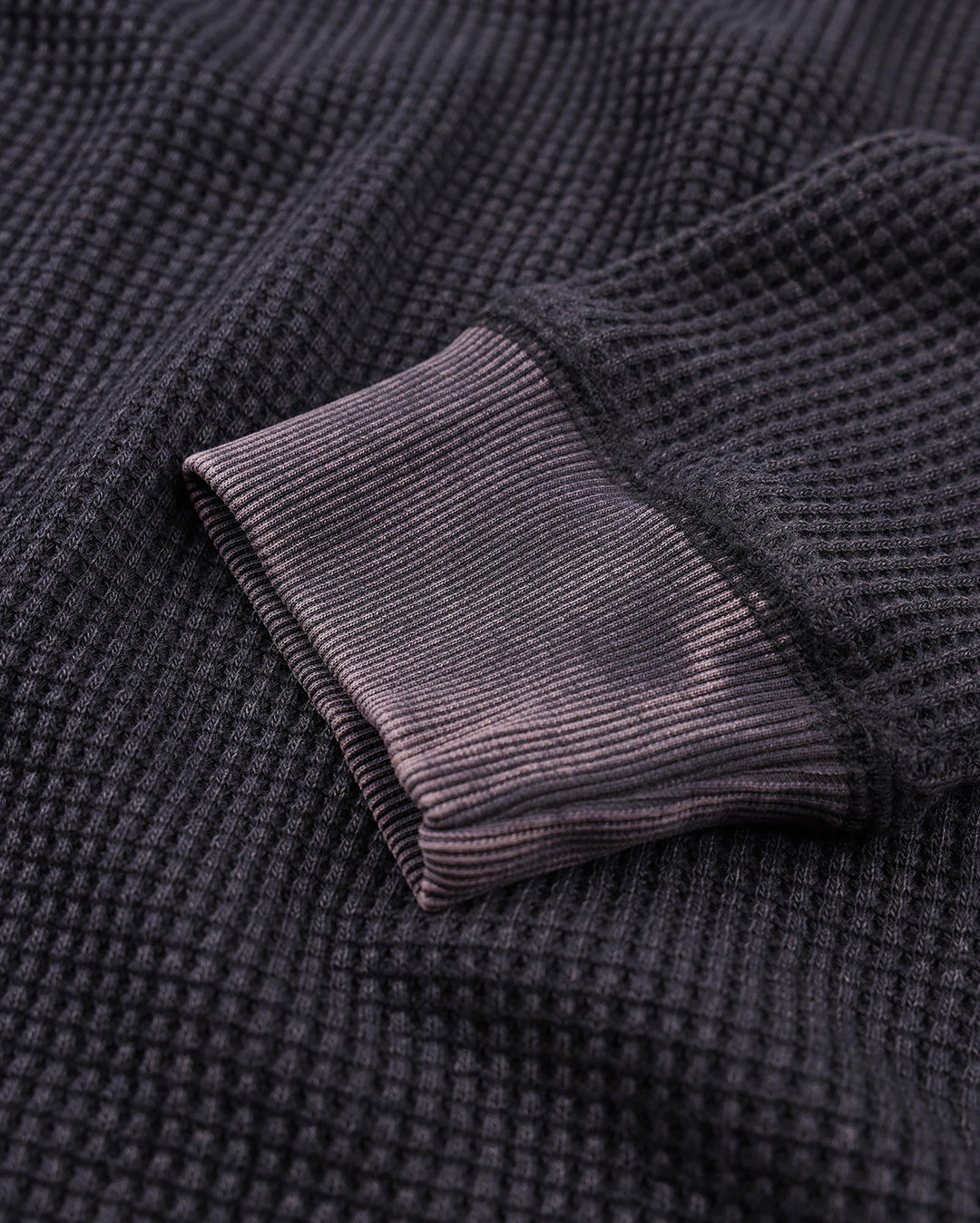 Ag Acid Long Sleeve Waffle - Acid Black - Former