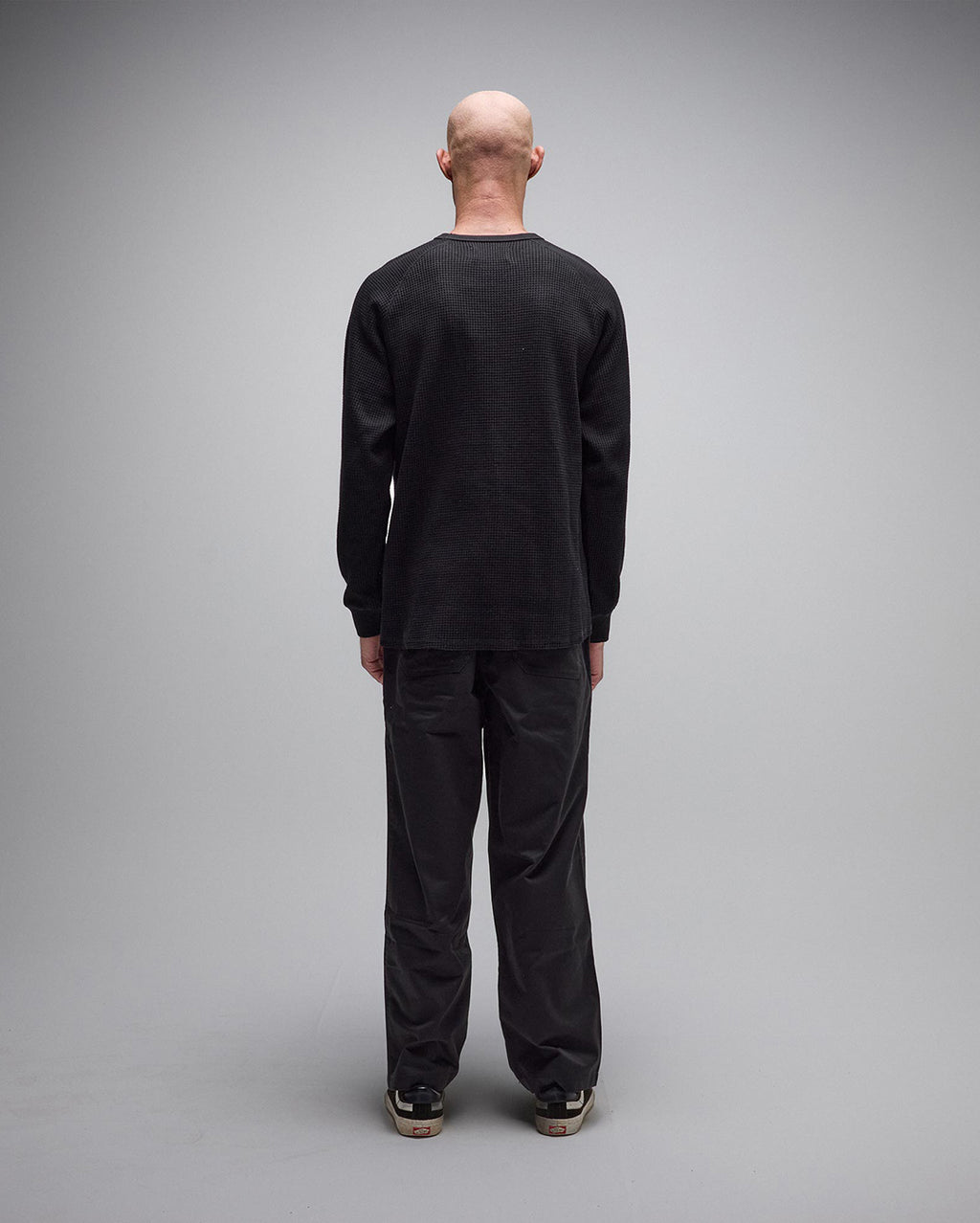 Ag Raglan Waffle - Black - Former