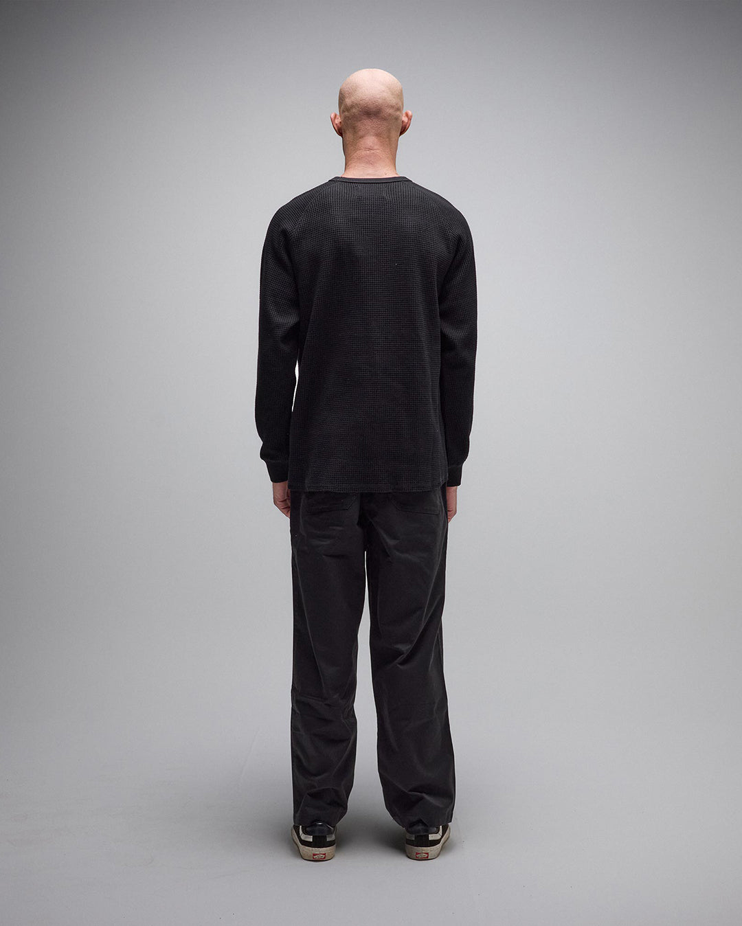 Ag Raglan Waffle - Black - Former