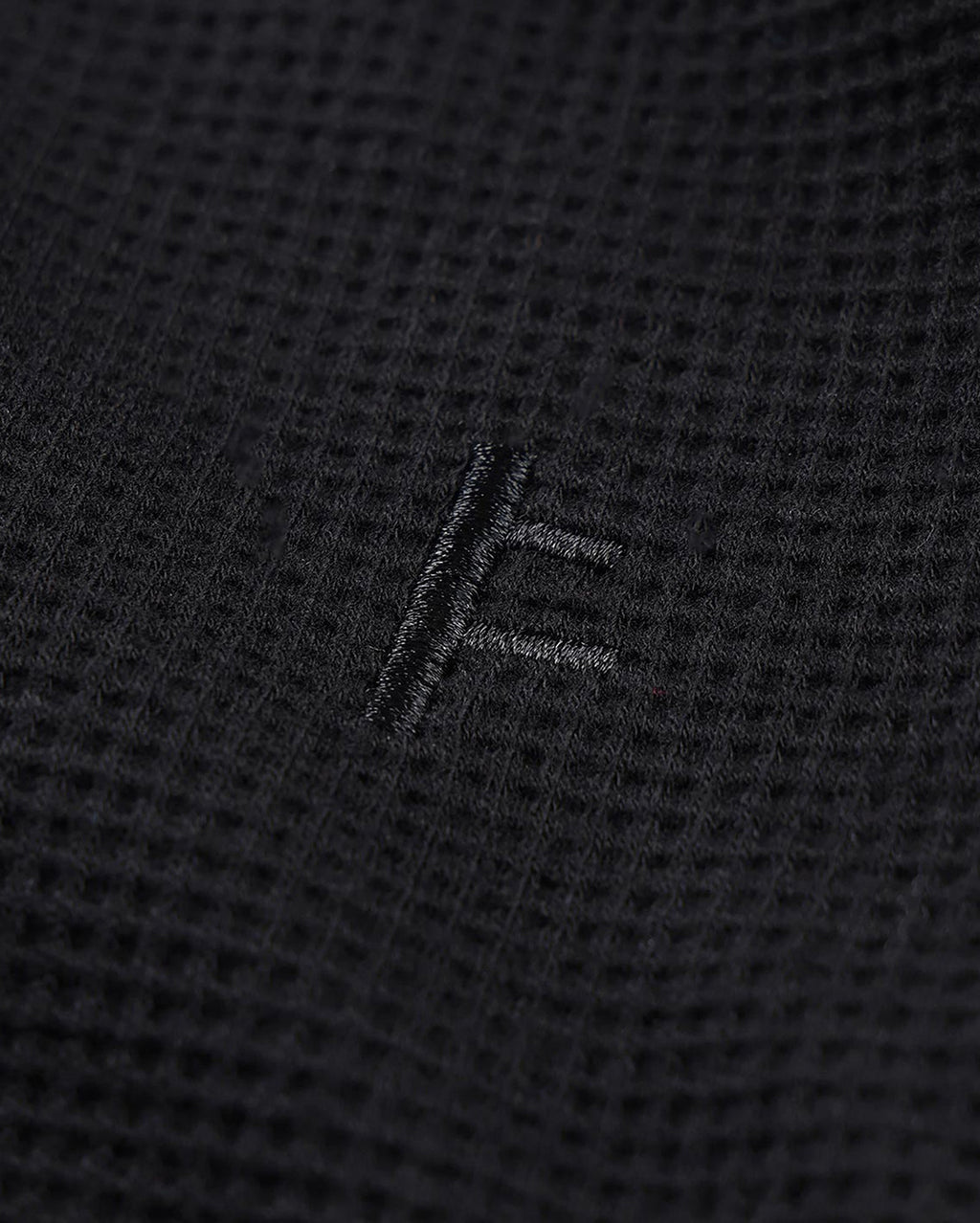 Ag Raglan Waffle - Black - Former