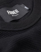 Ag Raglan Waffle - Black - Former