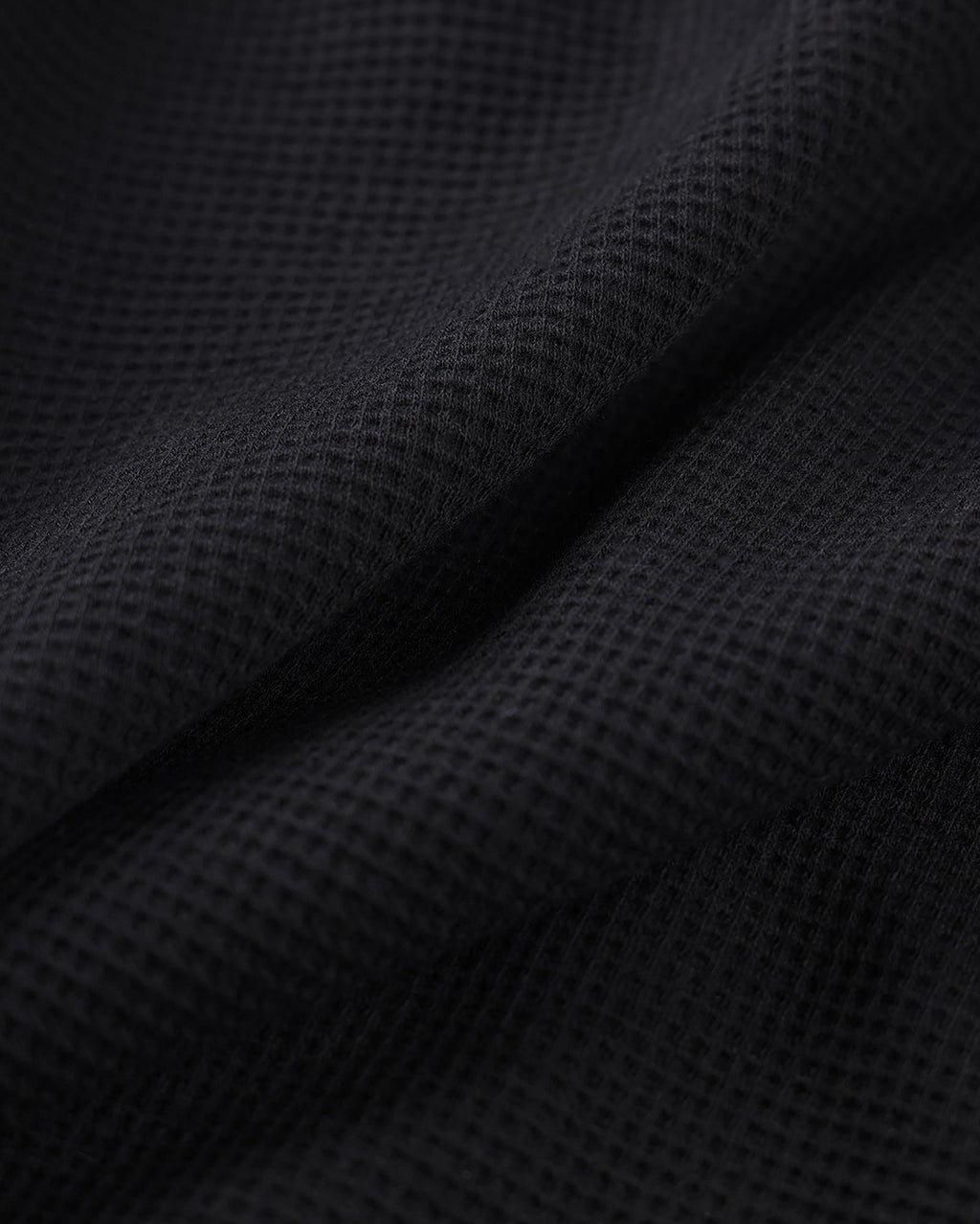 Ag Raglan Waffle - Black - Former