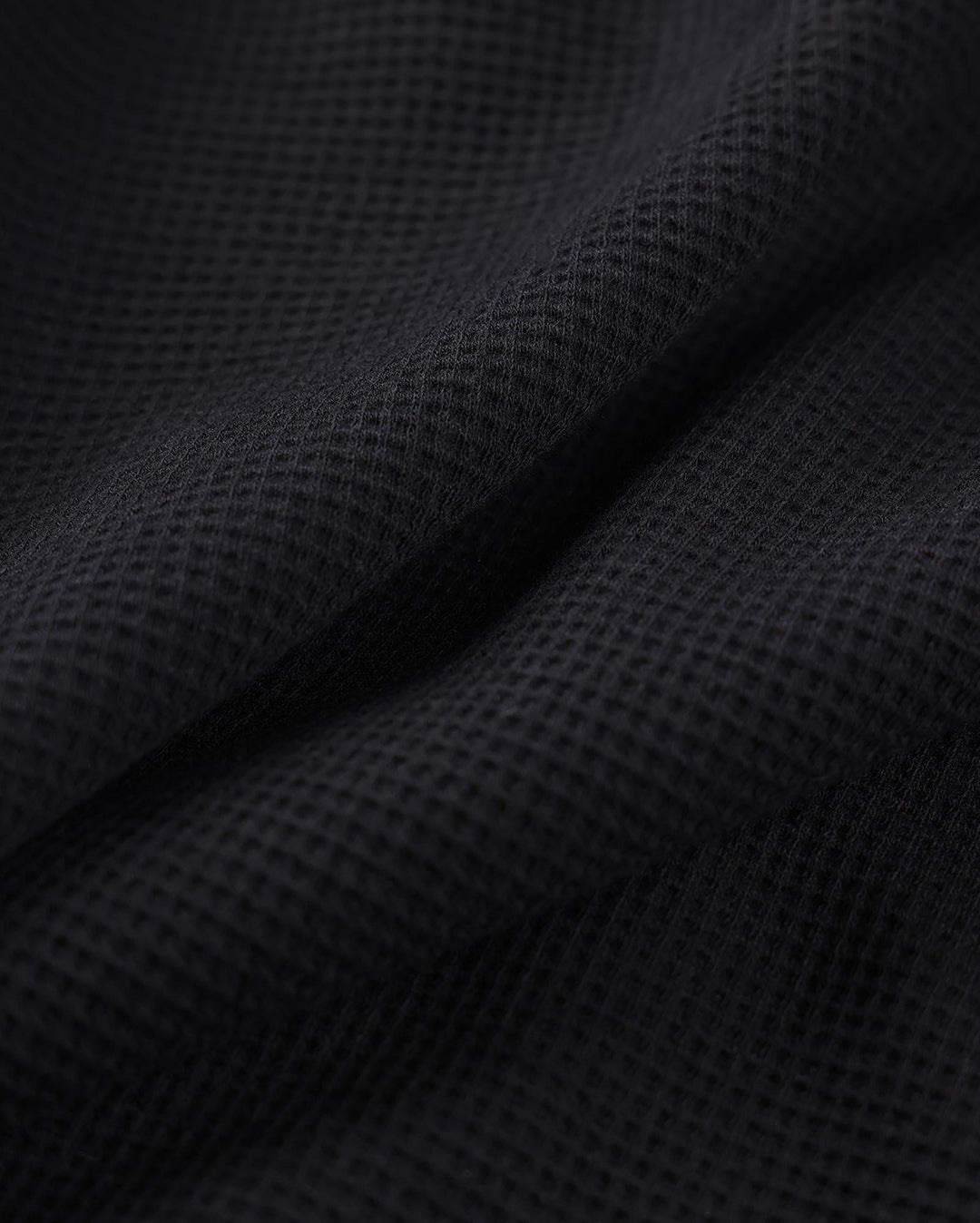 Ag Raglan Waffle - Black - Former