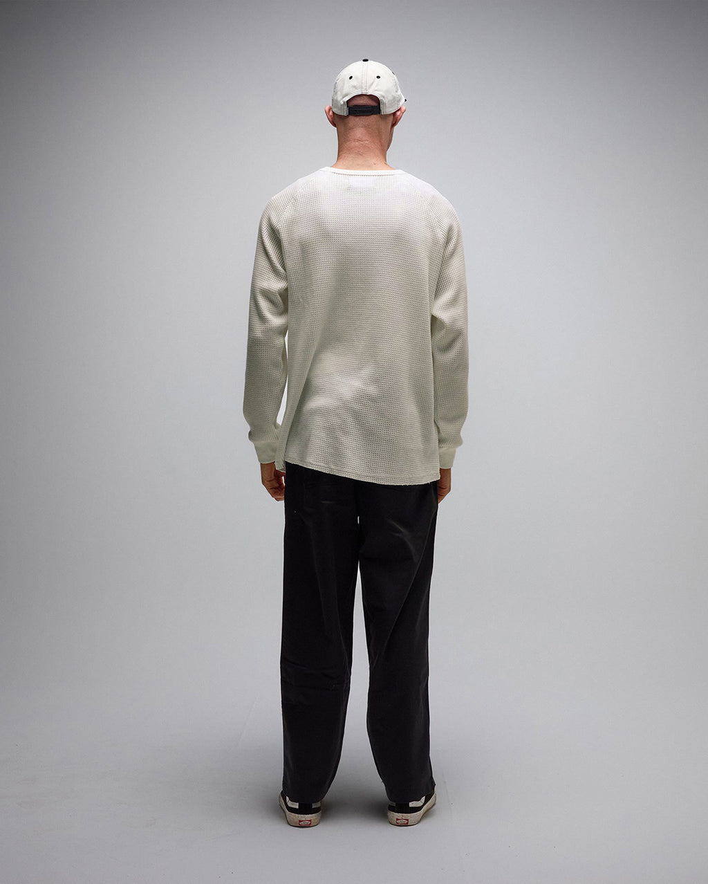 Ag Raglan Waffle - Bone - Former