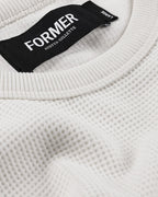 Ag Raglan Waffle - Bone - Former