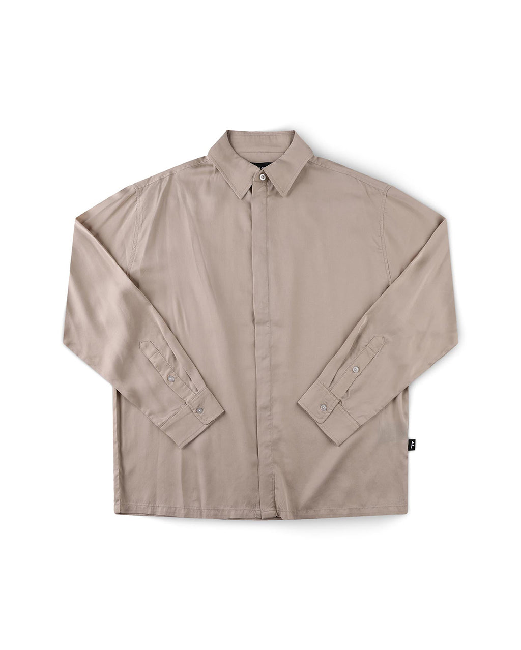 Ag Vivian Boxy Long Sleeve Shirt - Cream - Former