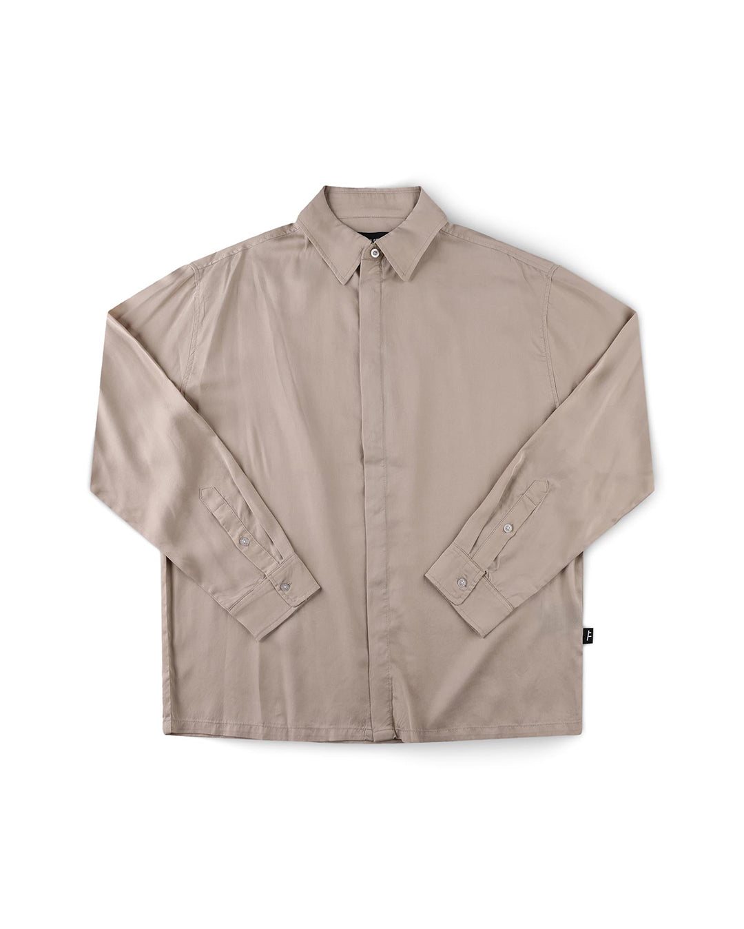 Ag Vivian Boxy Long Sleeve Shirt - Cream - Former