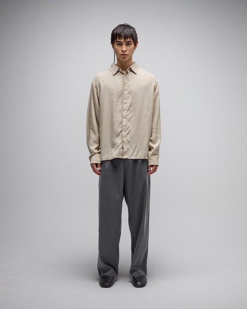 Ag Vivian Boxy Long Sleeve Shirt - Cream - Former