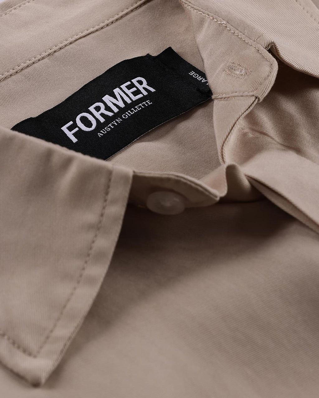 Ag Vivian Boxy Long Sleeve Shirt - Cream - Former