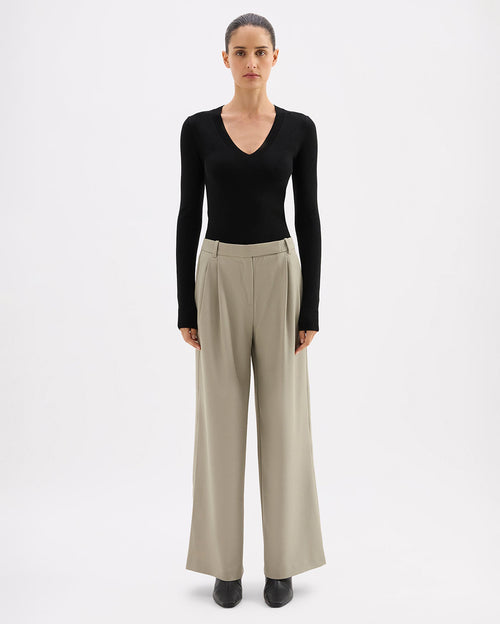 Akio Tailored Pant - Vine - Nude Lucy