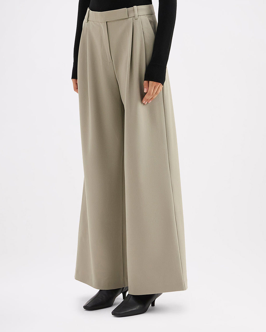 Akio Tailored Pant - Vine - Nude Lucy