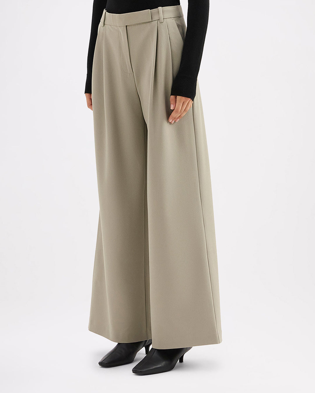 Akio Tailored Pant - Vine - Nude Lucy