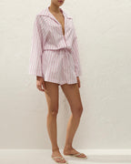 Aksel Playsuit - Fiori Stripe Palazzo - Faithfull The Brand