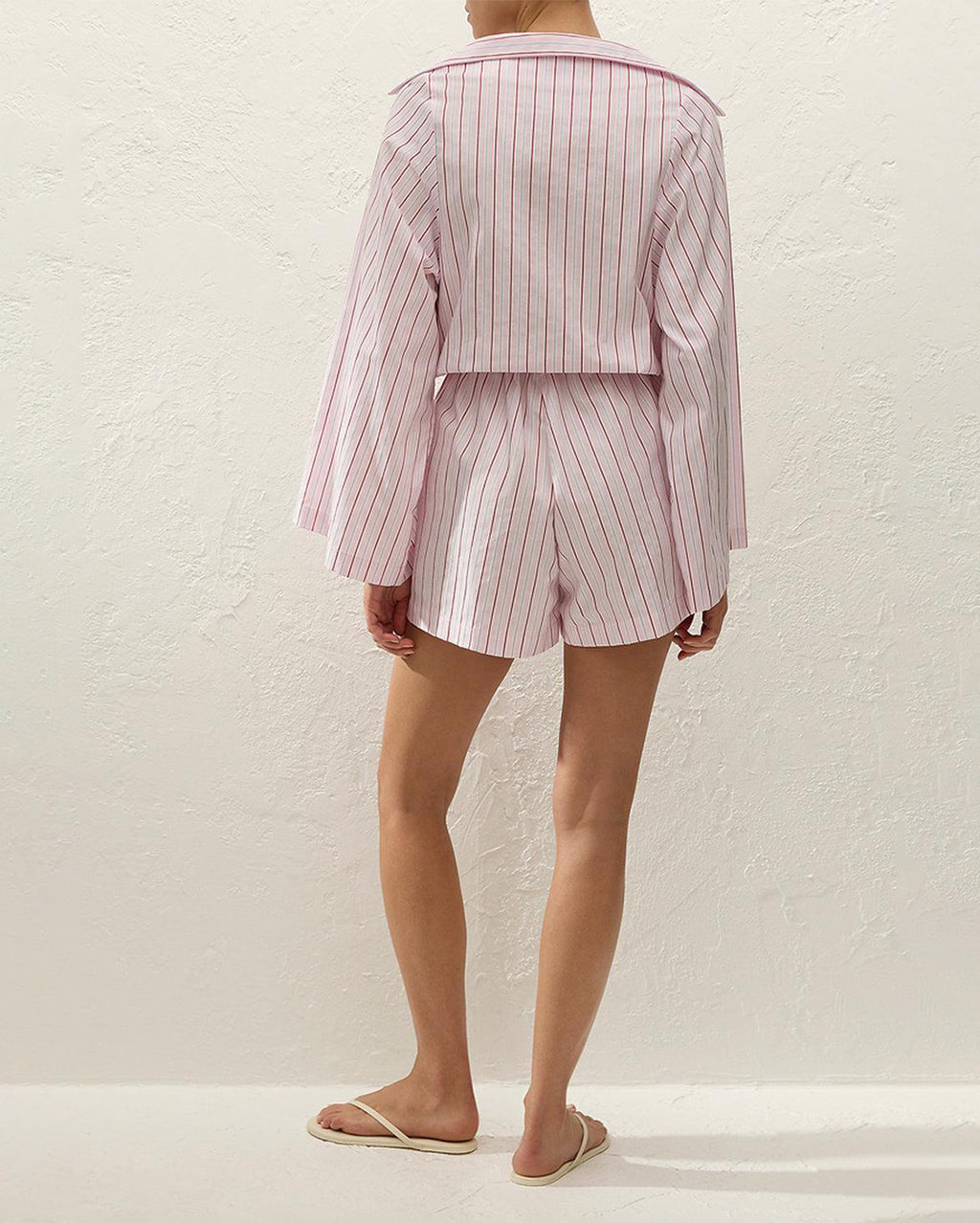 Aksel Playsuit - Fiori Stripe Palazzo - Faithfull The Brand