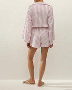Aksel Playsuit - Fiori Stripe Palazzo - Faithfull The Brand