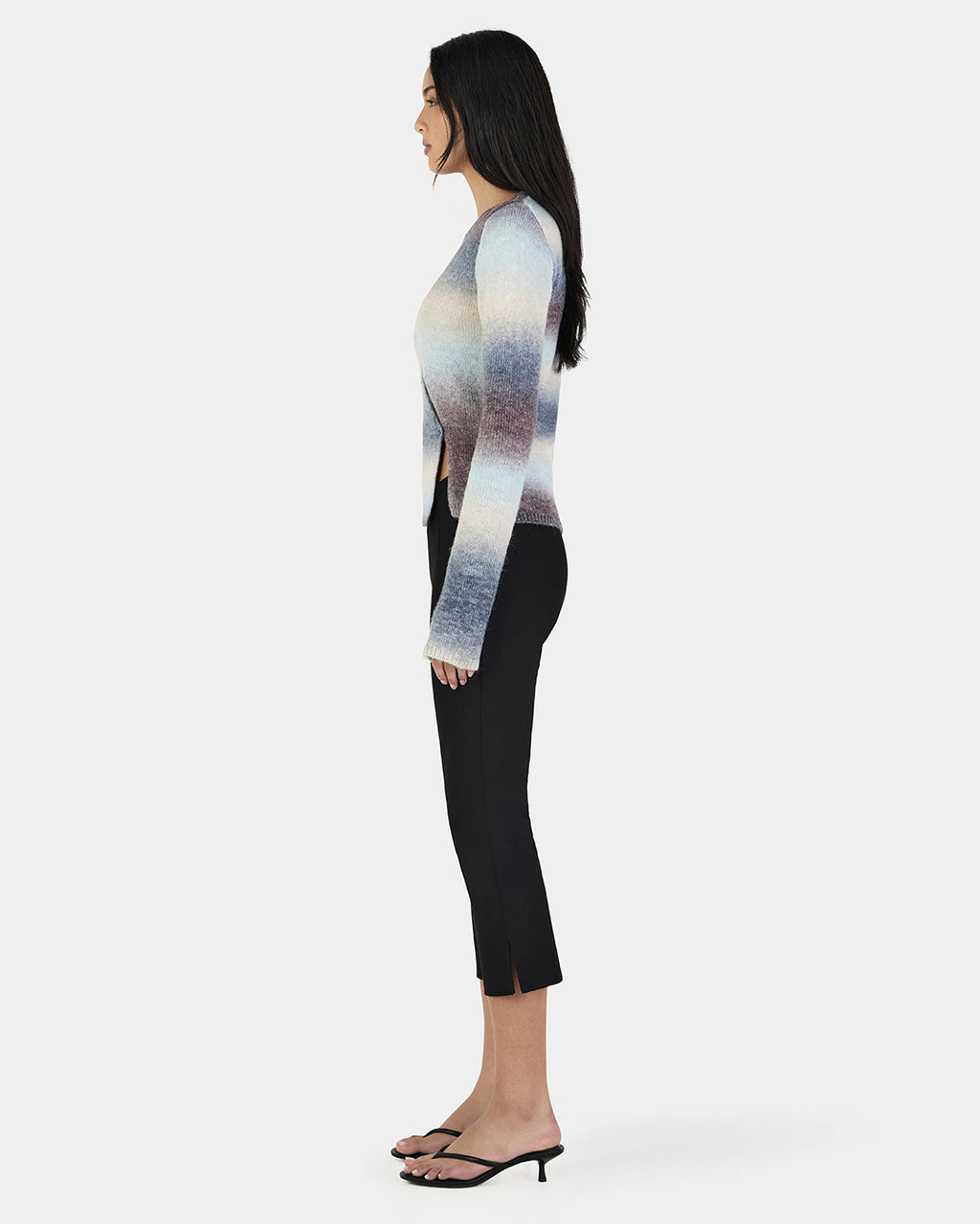 Alegra Asym Cardi - Cocoa Gradient - Ownley