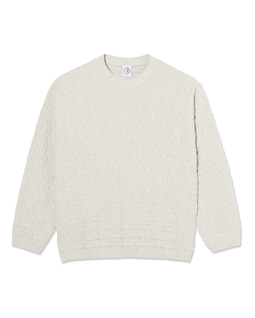 Alex Sweater - Ivory Grey Melange - Polar Skate Co
