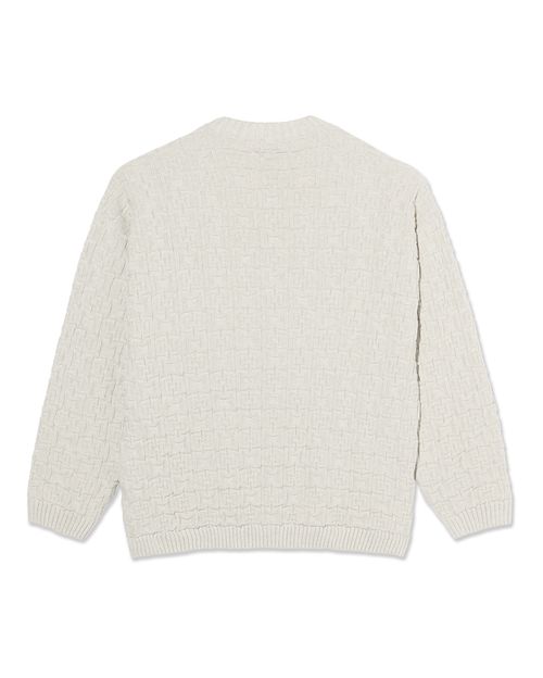 Alex Sweater - Ivory Grey Melange - Polar Skate Co