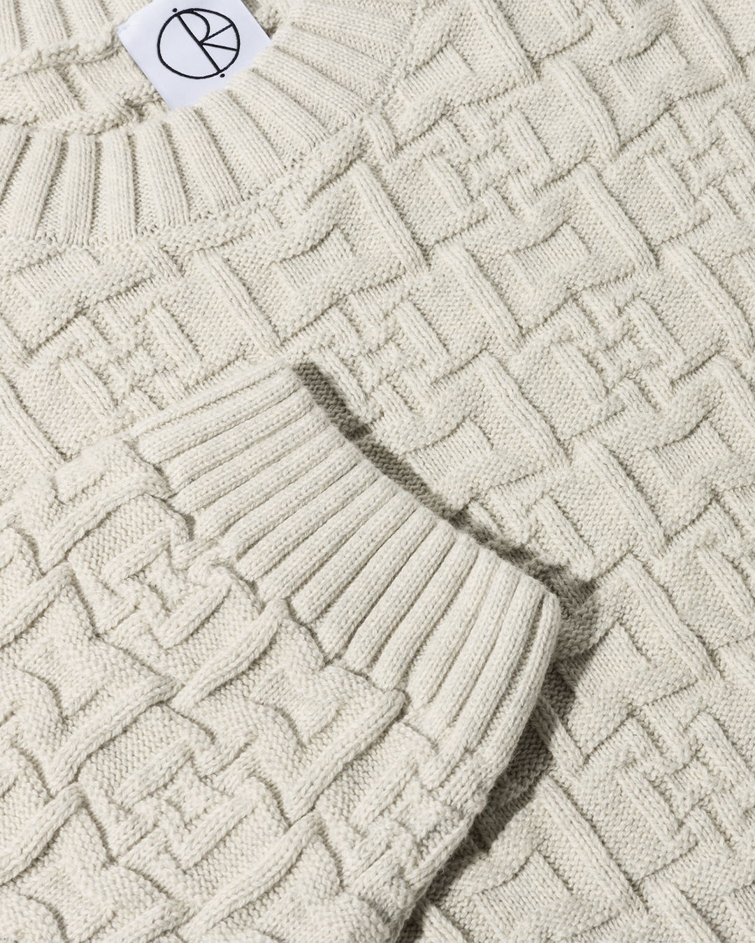 Alex Sweater - Ivory Grey Melange - Polar Skate Co