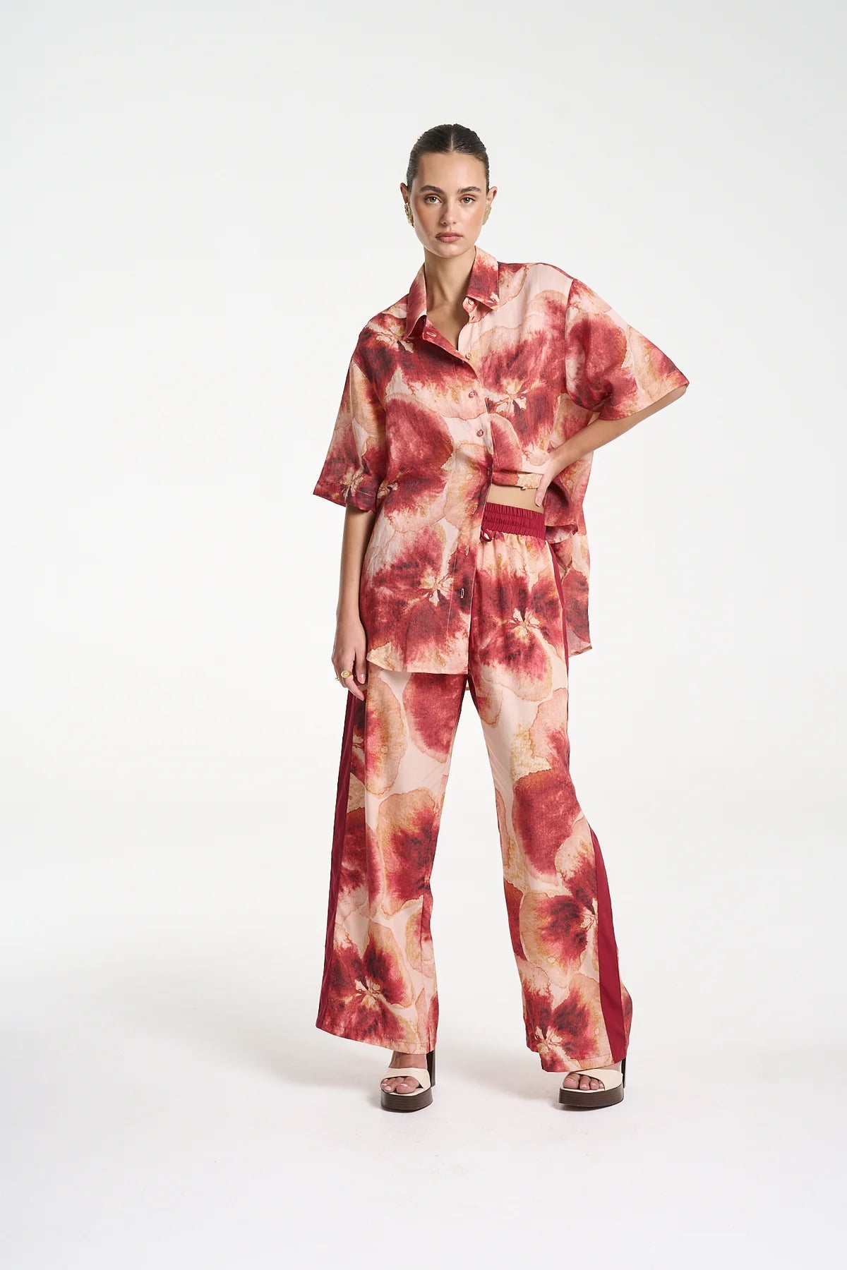 Wide Leg Pants - Aloha