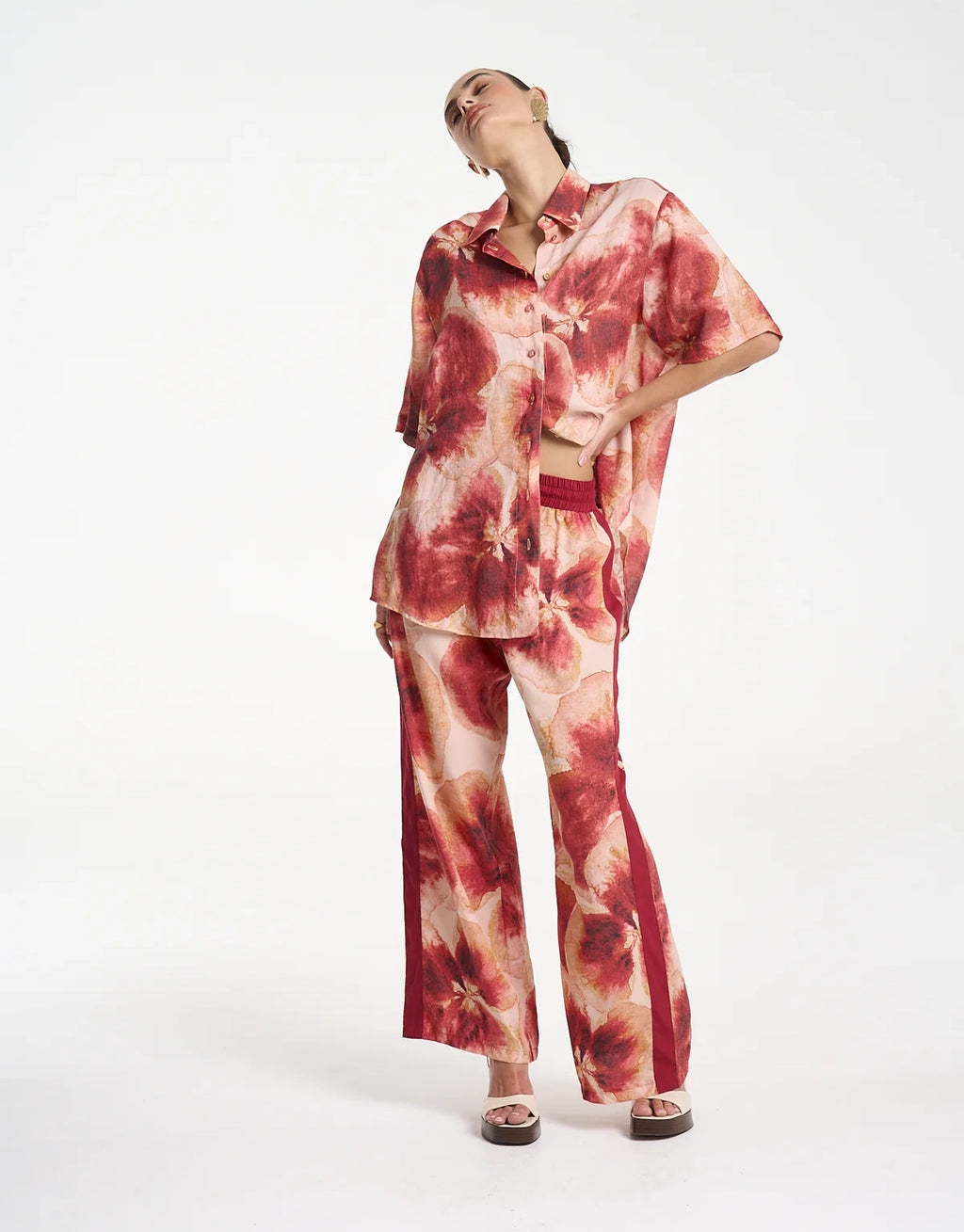 Wide Leg Pants - Aloha