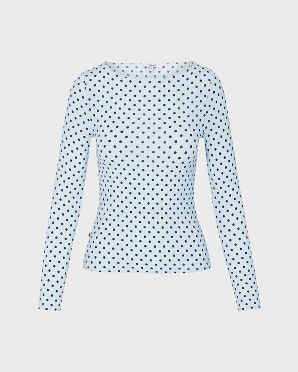 Amelia Top - Blue Small Dot - Miaou