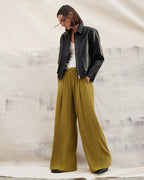 Anthea Pant - Avocado - Nude Lucy