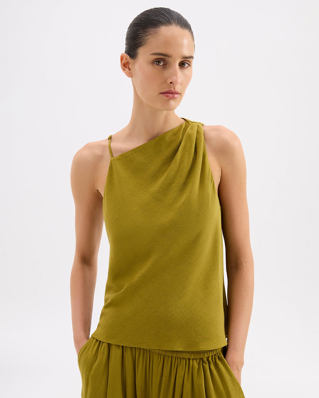Anthea Top - Avocado - Nude Lucy