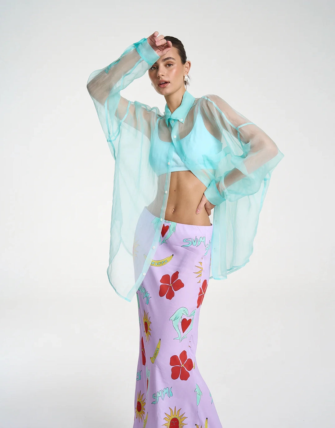 Slip Skirt - Lilac Troppo