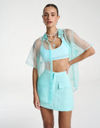Skort - Aqua by Summi Summi - view 4