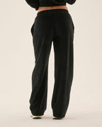 Aj Velour Trackpant - Noir - Araminta James