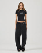 Arc Barrel Denim Jeans - Black Sand - Rollas