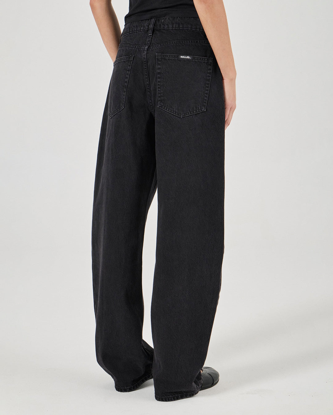 Arc Barrel Denim Jeans - Black Sand - Rollas